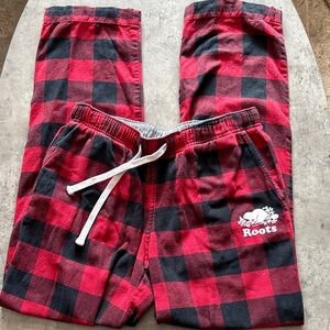 Roots Buffalo Red/Black Check Pajama Pants